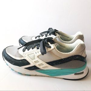 Men’s Brook’s Throwback Sneakers Splattered Blue